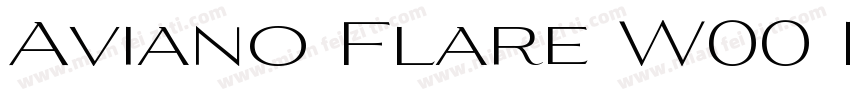 Aviano Flare W00 Light字体转换